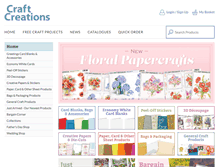 Tablet Screenshot of craftcreations.com